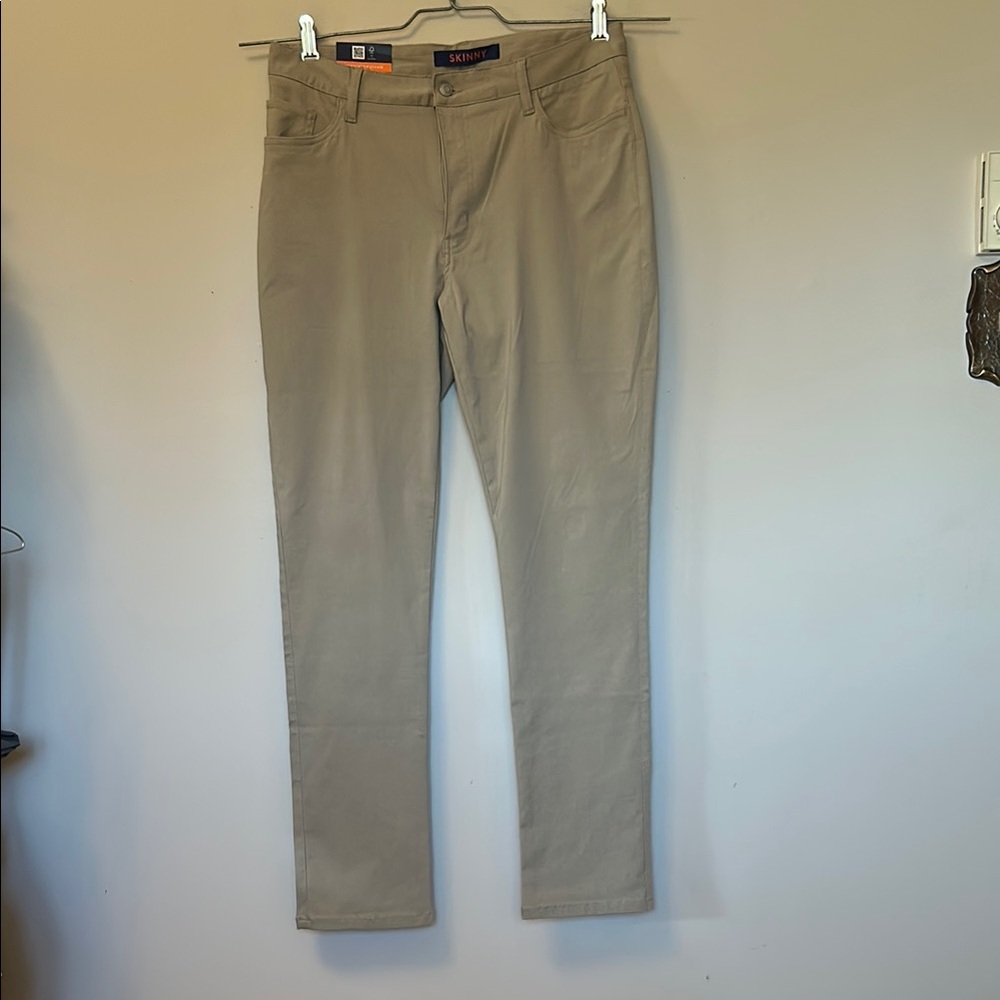 French Toast skinny khaki pants size 12 front/back pockets new with tags